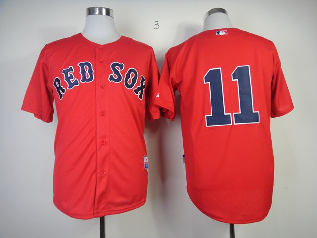 Men Boston Red Sox #11 Buchholz Red MLB Jerseys